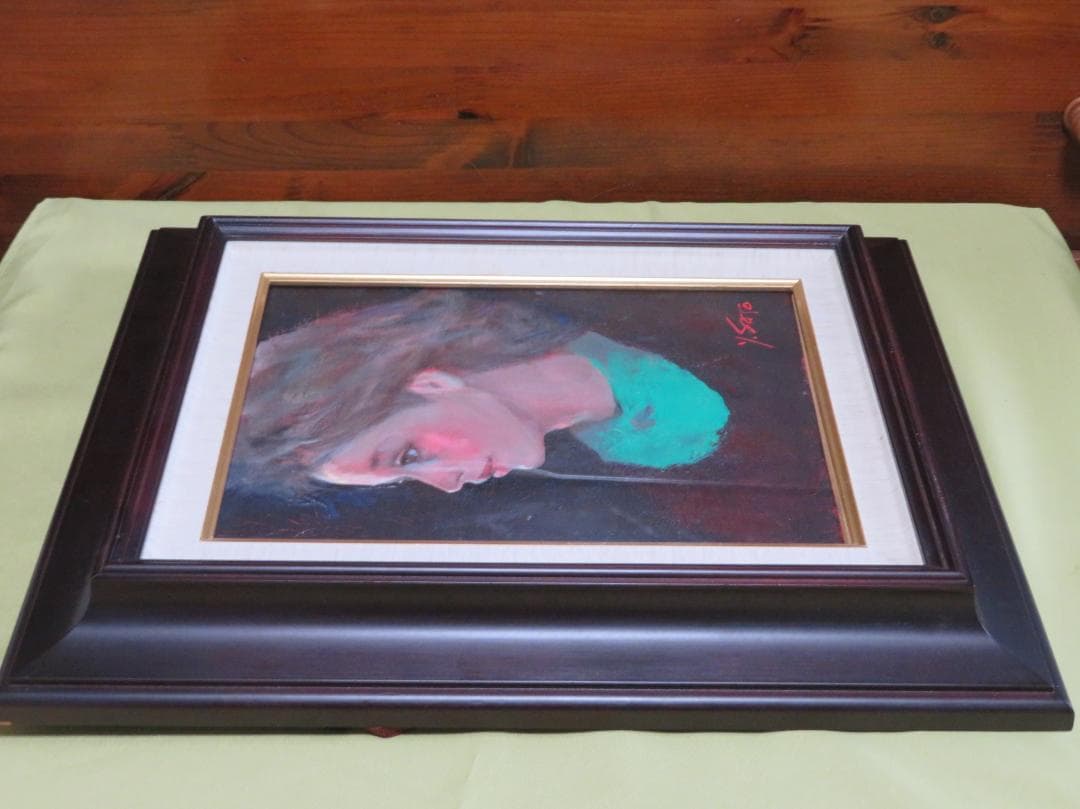 ◆　佐藤義明　「Purofīru」（仮題）　油彩3号　◆