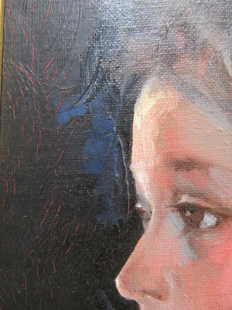 ◆　佐藤義明　「Purofīru」（仮題）　油彩3号　◆