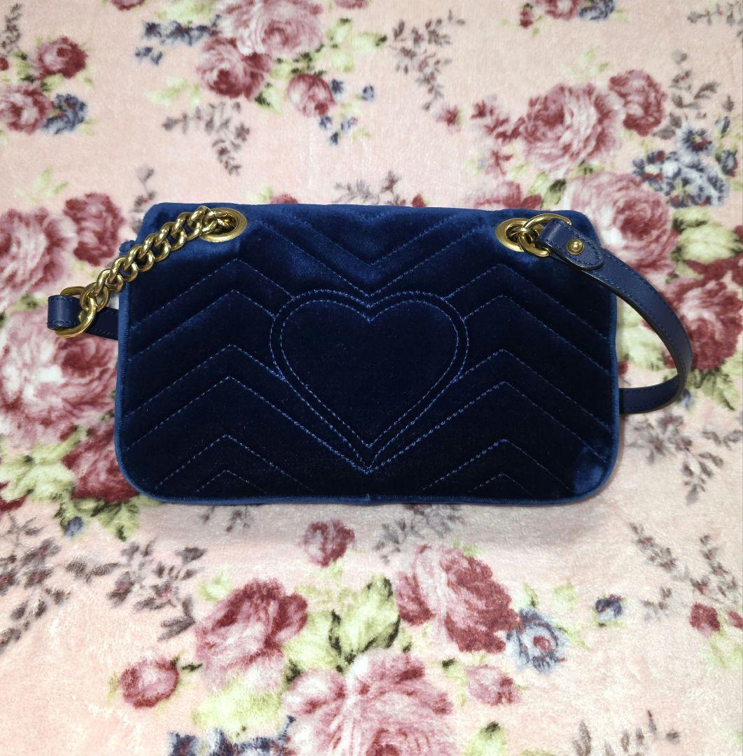 グッチGGマーモントベルベット生地バッグ