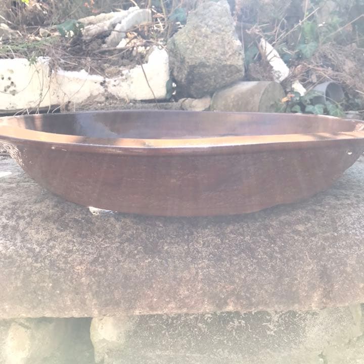 盆栽鉢 超希少レア時代朱泥大盆栽鉢落款木肌松皮中国山野草寄せ植え