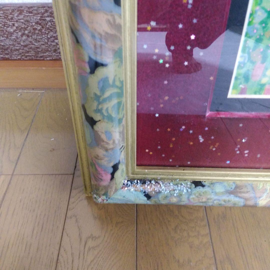 タイムセール☆】絵画 グスタフ・クリムト 接吻（キス） ラメ入り 超