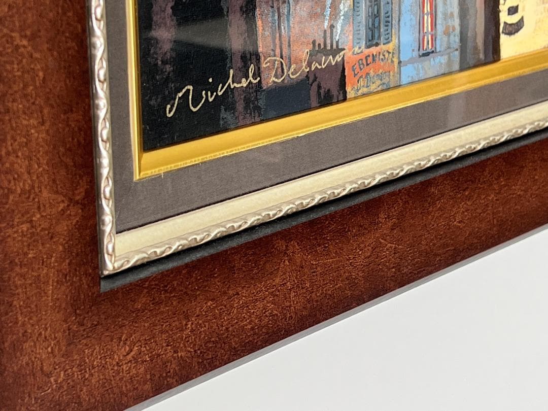 ミッシェル・ドラクロワ真作 「サンジャック通り」 2005年 シルク