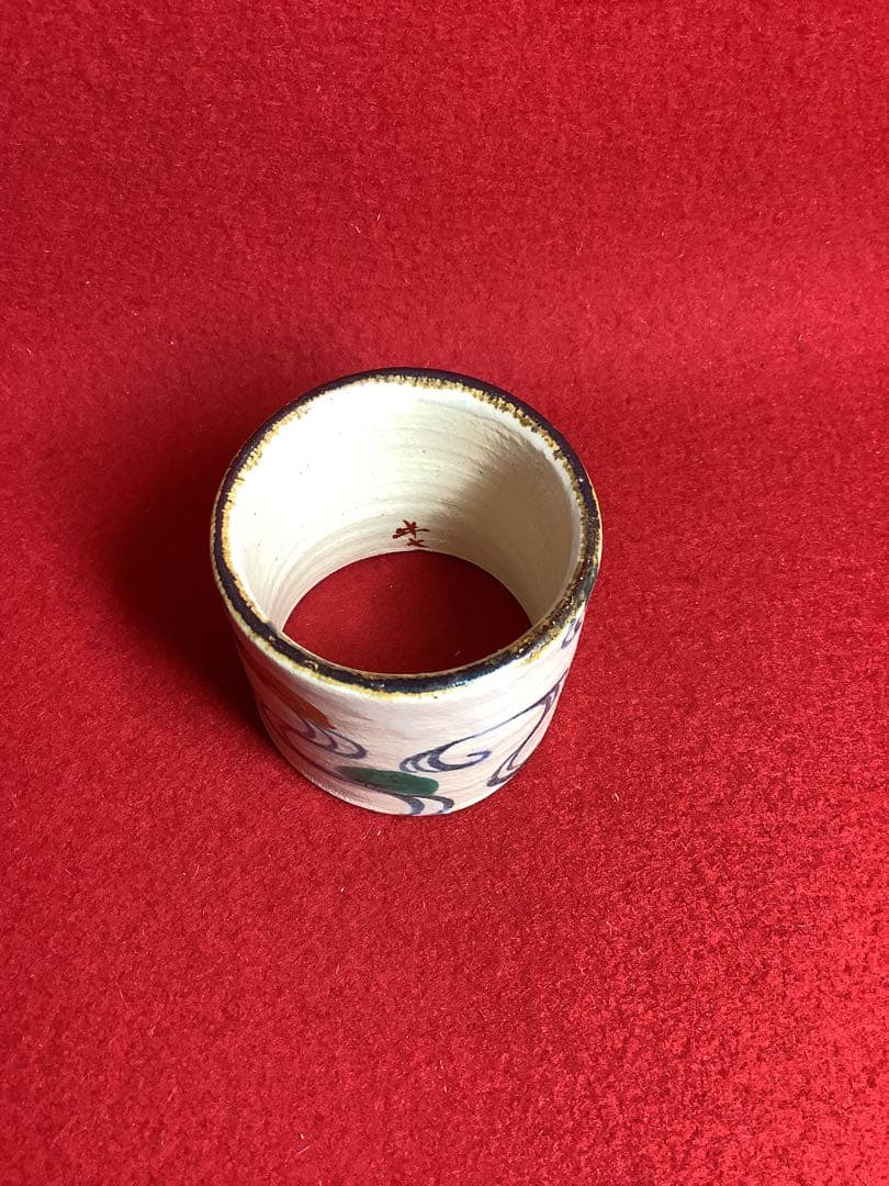 流水蓋置白井半七造【中古美品】