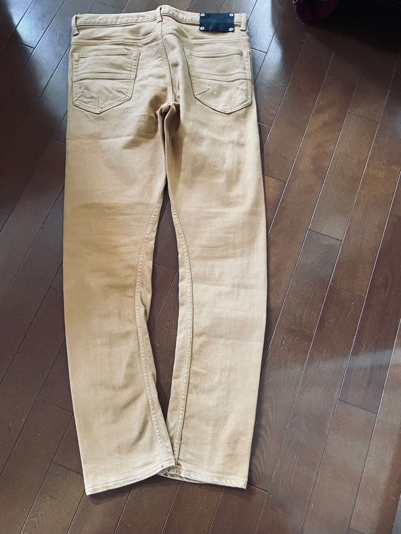 バックラッシュ ストレッチデニム セミサルエル 茶系 パンツ