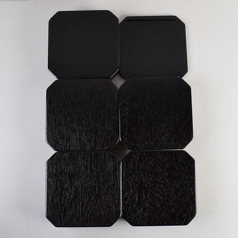 茶道具　漆塗　七宝透かし　縁高重　五段重　箱付　N　9148