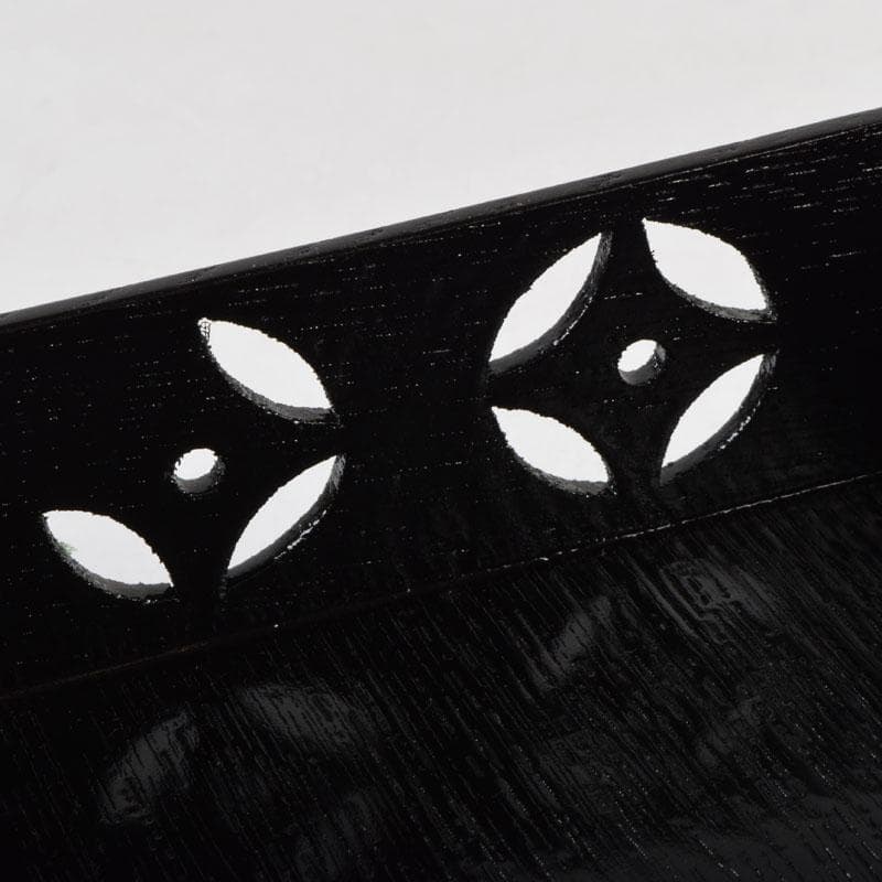 茶道具　漆塗　七宝透かし　縁高重　五段重　箱付　N　9148