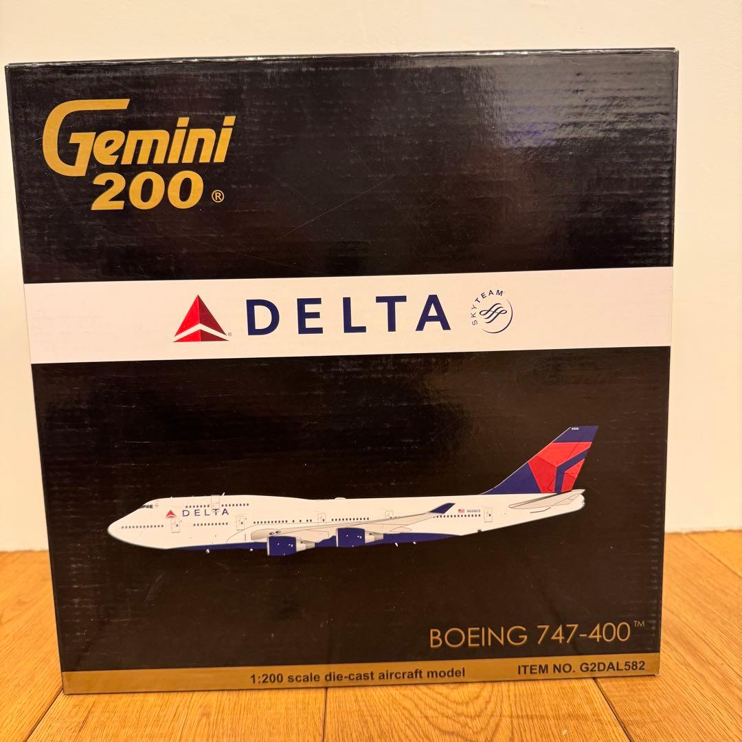 Boeing 747-400 Delta デルタ航空 1/200モデル