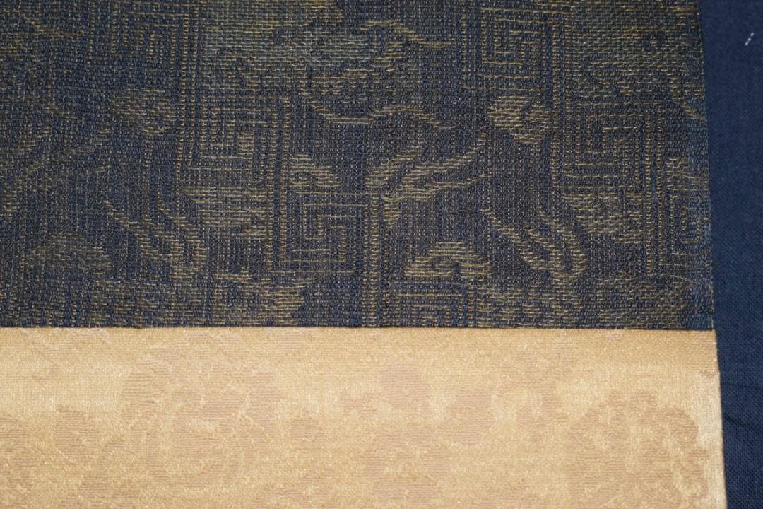 真作】渡辺南岳/武者絵之図/馬上人物図/掛軸☆宝船☆X-