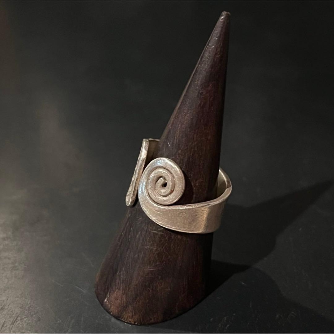 SILVER925 NATIVE SWIRL RING/シルバー/リング