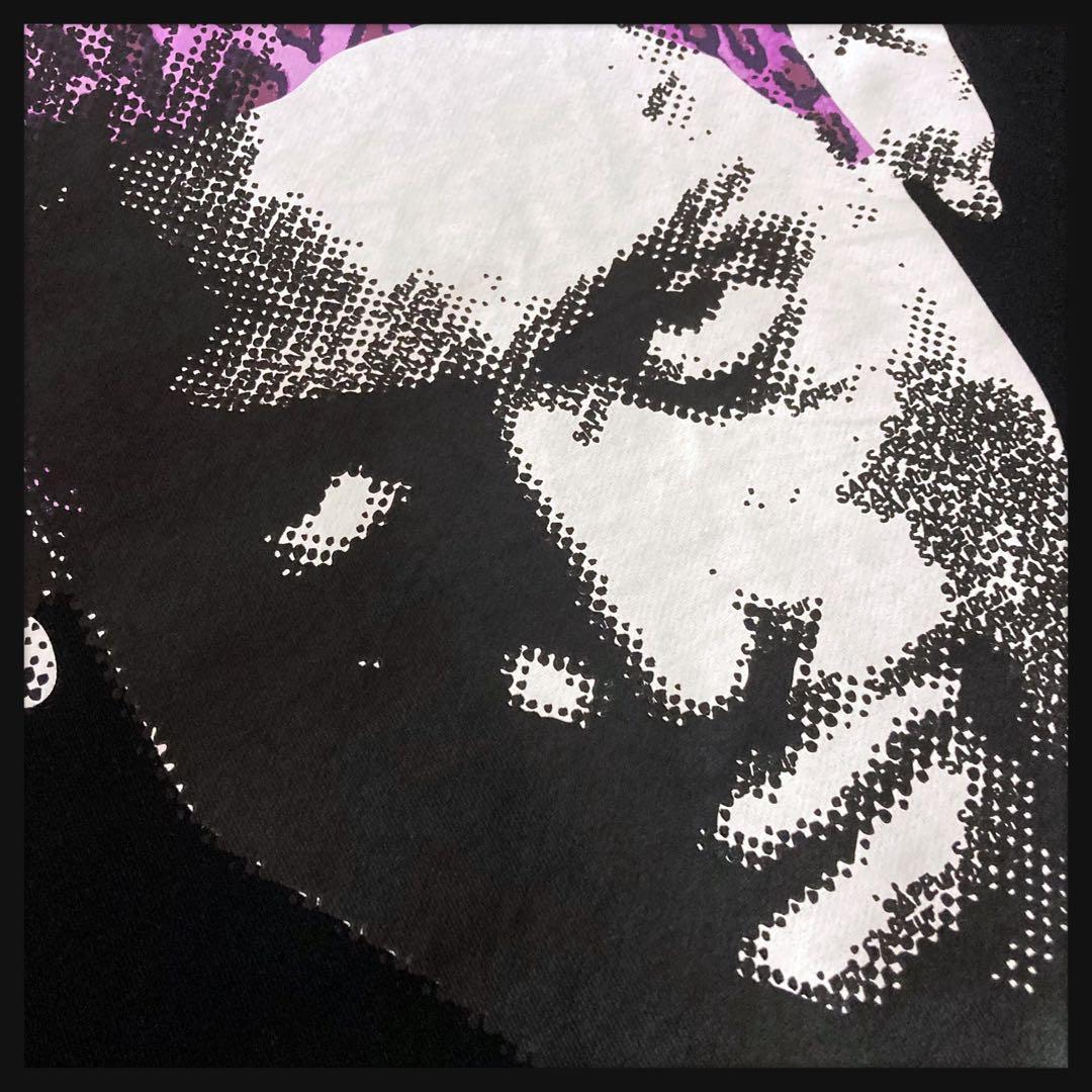 【希少デザイン】サプール★ロッドマンパーカー パープル ブラック 希少XL 美品