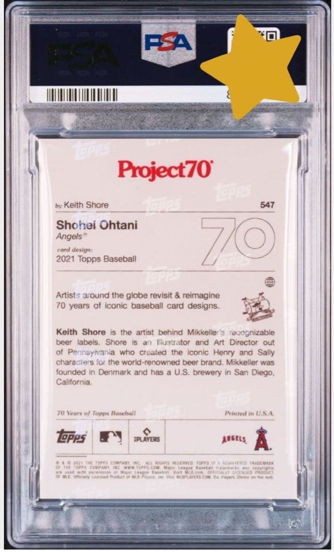 大谷翔平 PSA9 鑑定品 Topps 2021 ポケモン風カード