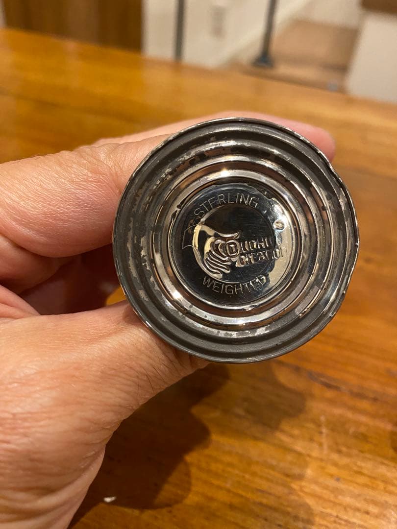 銀 スターリングシルバー ソルト&ペッパー容器 コンディメント 2個セット