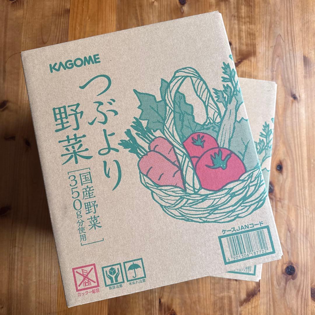 カゴメ KAGOME つぶより野菜 野菜ジュース195g 60本 - メルカリ