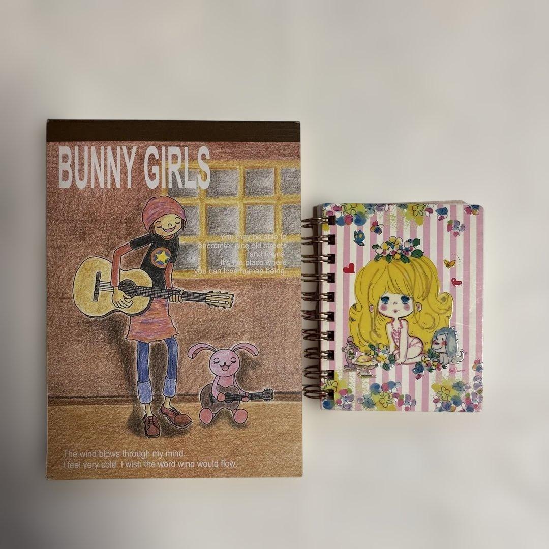 BUNNY GIRLS 水森亜土 メモ帳セット - メルカリ