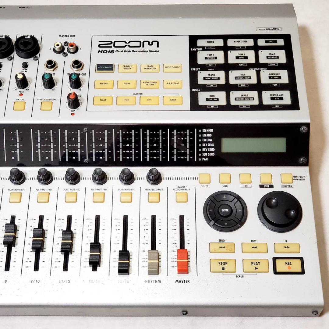 【現状品・動作確認済】ZOOM HD16 マルチトラックレコーダー HDD内蔵
