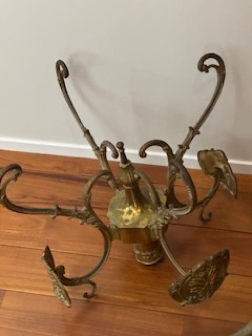 ️⃣プロフ必読*️⃣難あり❣️アンティーク 真鍮コートスタンド