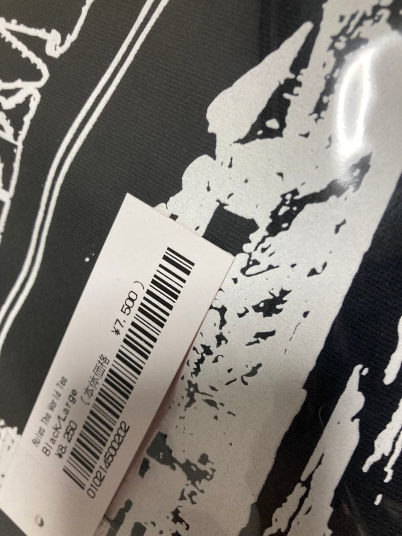 ♪送料無料☆DIOR × sacai☆名作コラボ☆Tシャツ☆異素材構築☆黒☆S♪