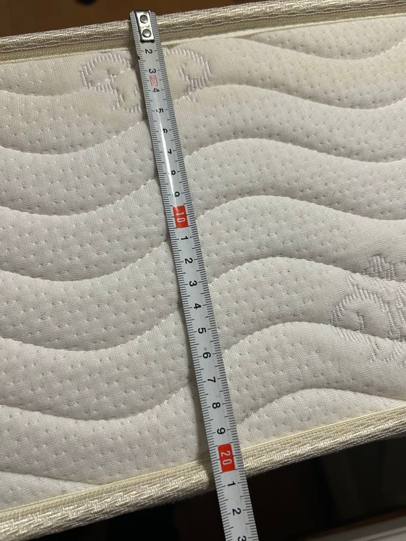 スキャンティーク　シングルベッド　(シモンズマットレス込み)中古品