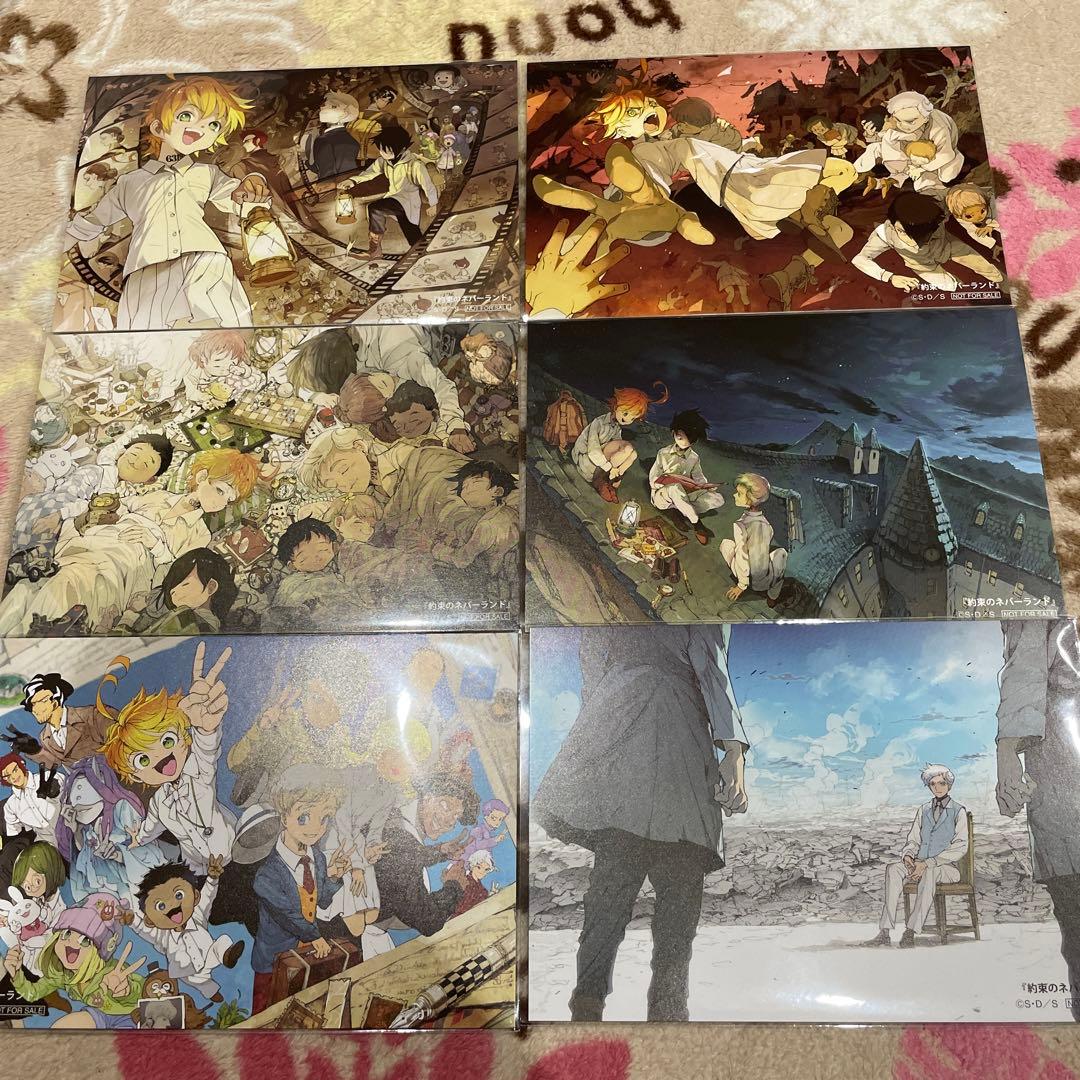 約束のネバーランド ポストカードサイン入り - メルカリ