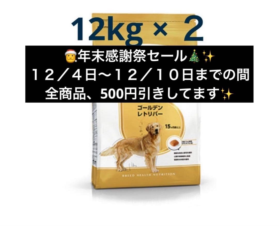 ロイヤルカナン ROYAL CANIN ゴールデンレトリバー 12kg × 2