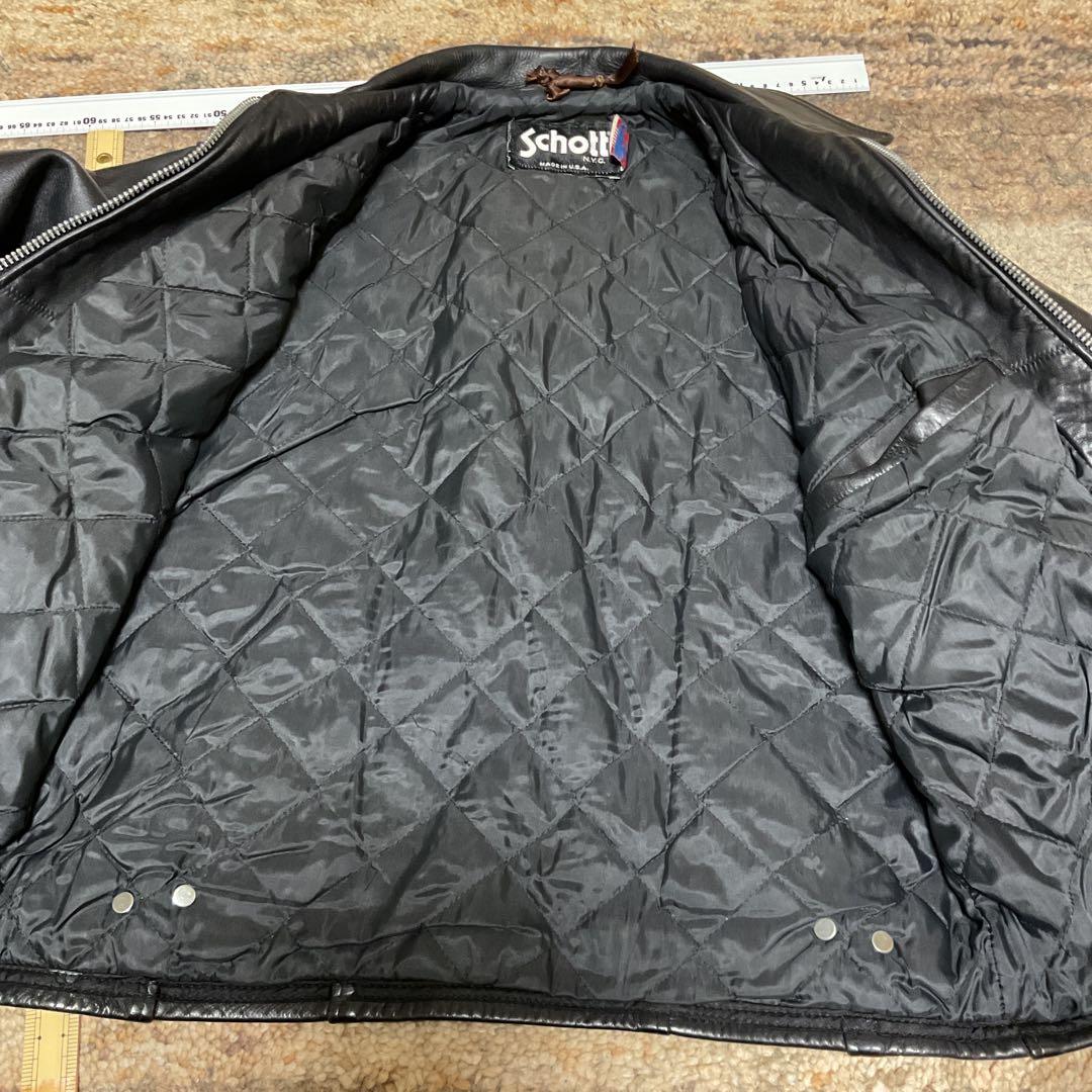 タロウ様用 Schott ショット182 シングルライダース カウハイド 40
