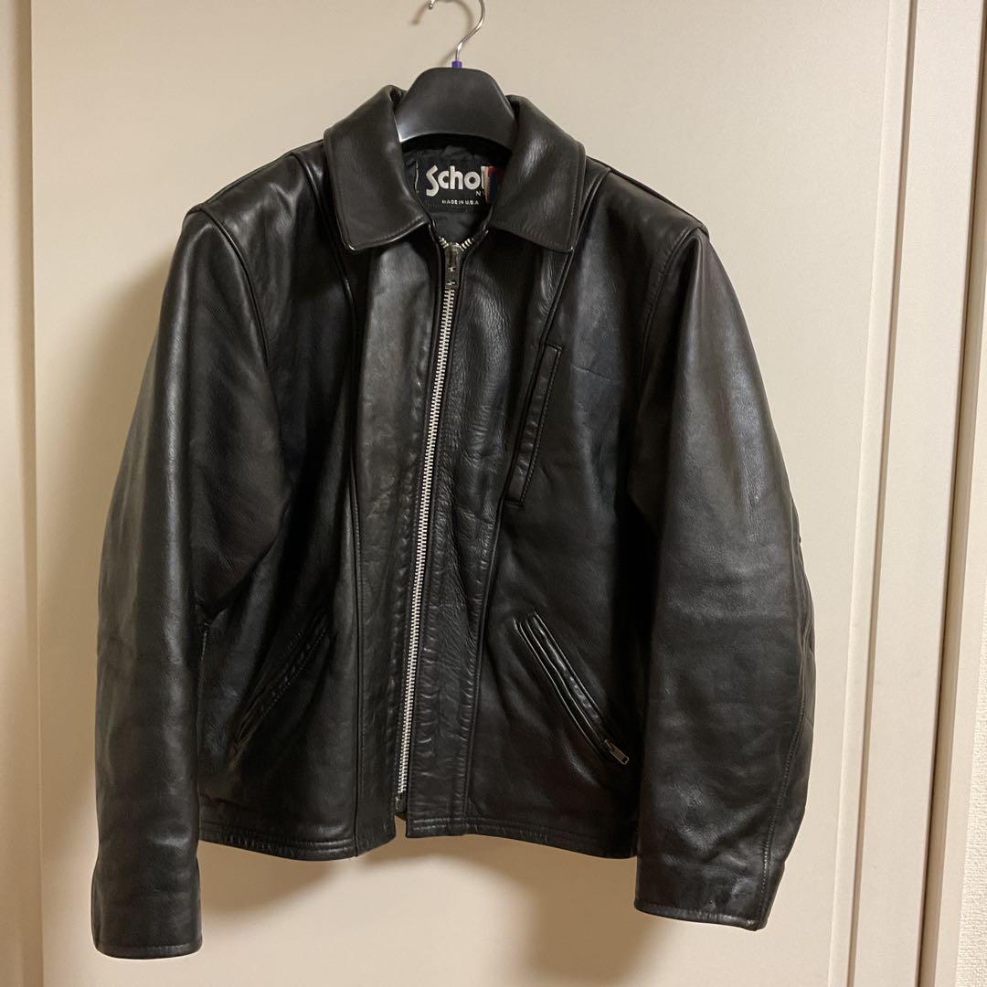 タロウ様用 Schott ショット182 シングルライダース カウハイド 40