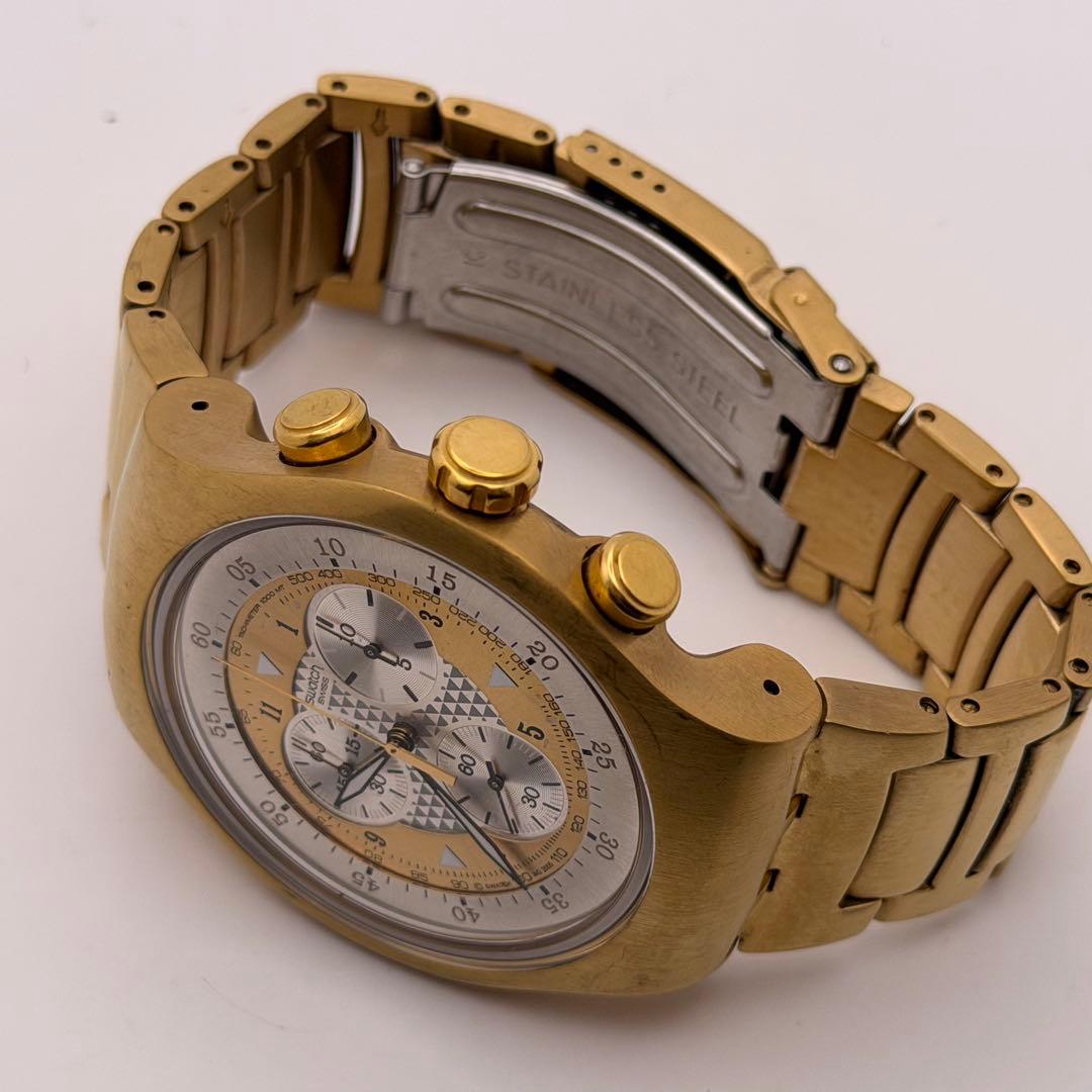 【超希少】スウォッチ　アイロニー　ビッグクロノ　YOG100G クォーツ