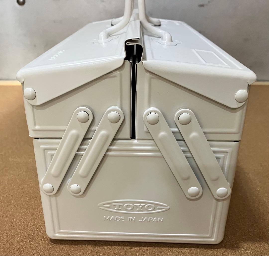 TOYO ST-350 ツールボックス ホワイト系 美品 ほぼ未使用 TOYO ST-350