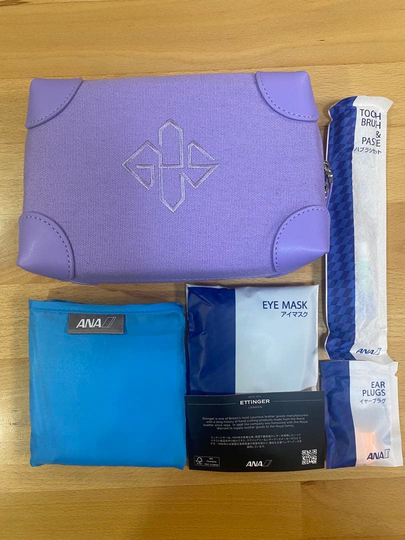 ANA ファーストクラスアメニティ エッティンガー パジャマ カレンダー