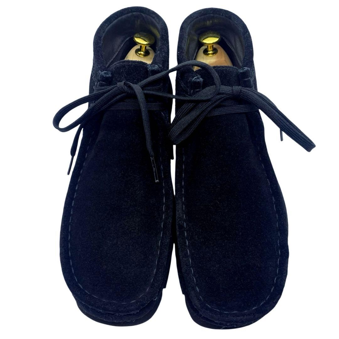 【美品】 クラークス 26cm ワラビー ゴアテックス GORE-TEX 黒
