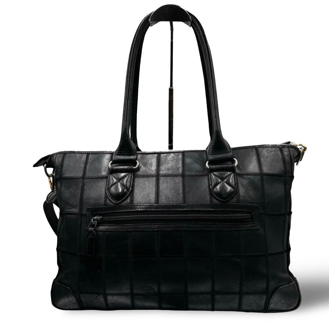 【ヴィンテージ】トライオン　2way ビジネスバッグ　ショルダー　トート　黒