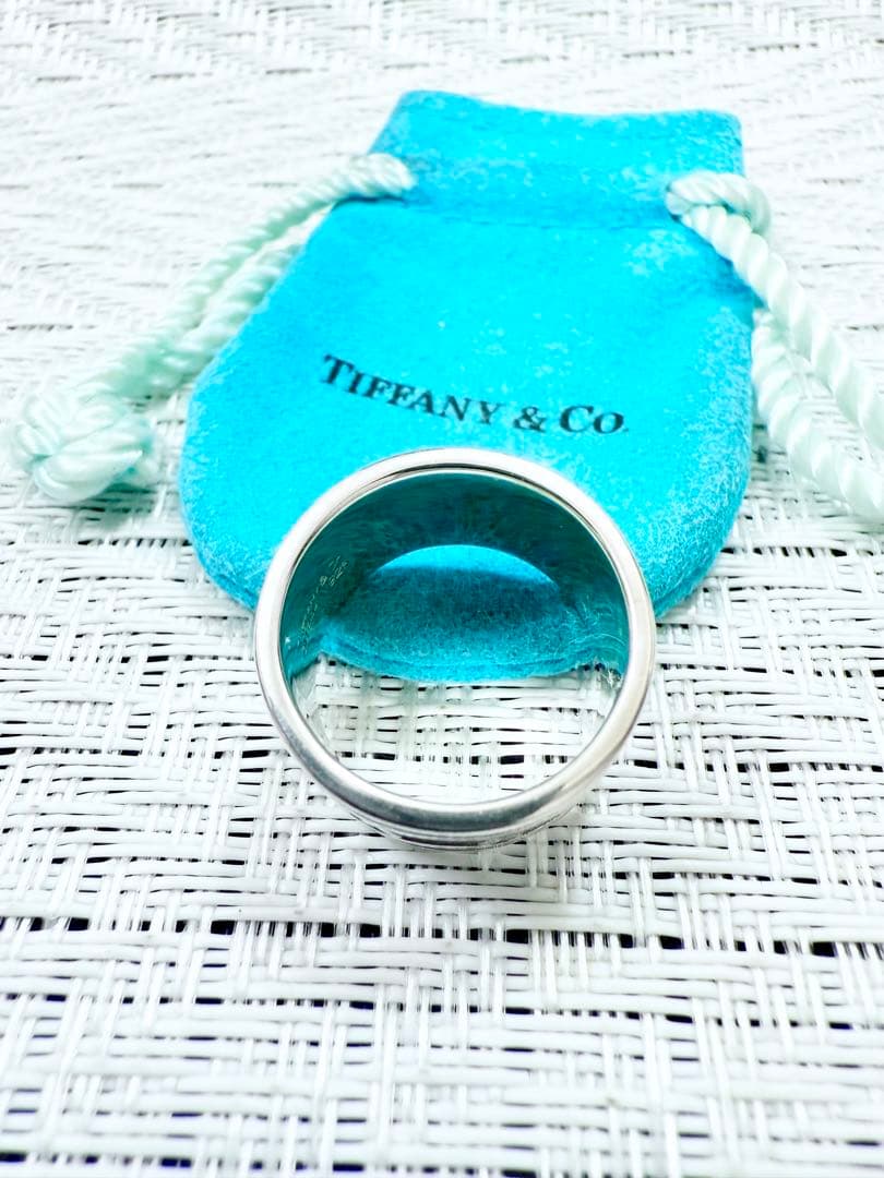 ティファニー　アトラス　ワイド　指輪　リング　18号　研磨仕上済美品 925