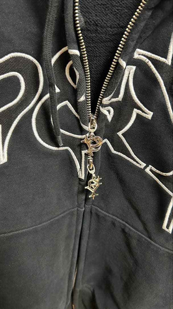 punkandyo 初期黒　ジップパーカー　zip