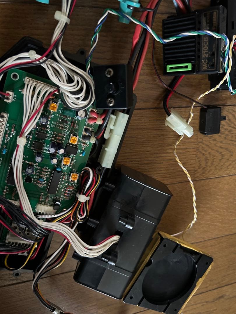 タミヤ1/14トレーラーサウンド、ライトユニット、プロポ受信機セット