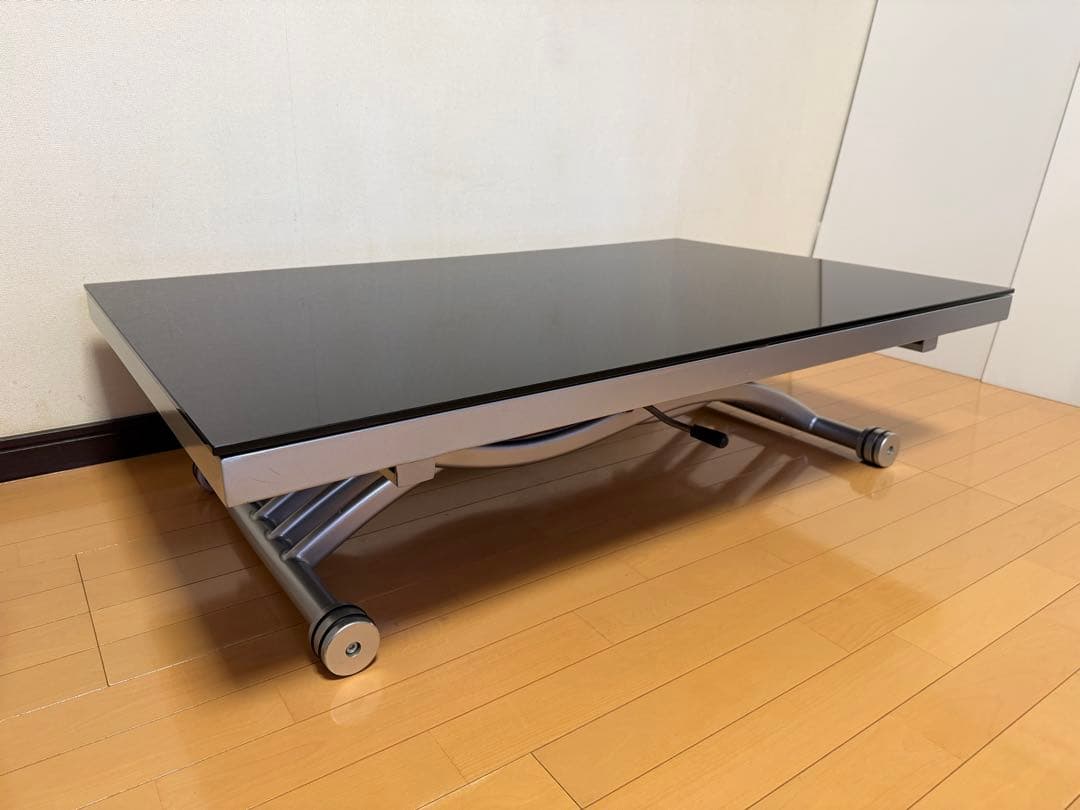 ガス圧昇降式テーブル　幅120cm