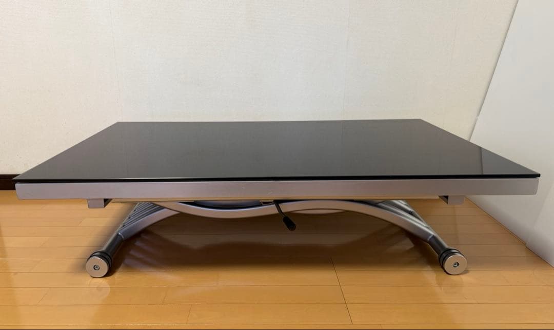 ガス圧昇降式テーブル　幅120cm