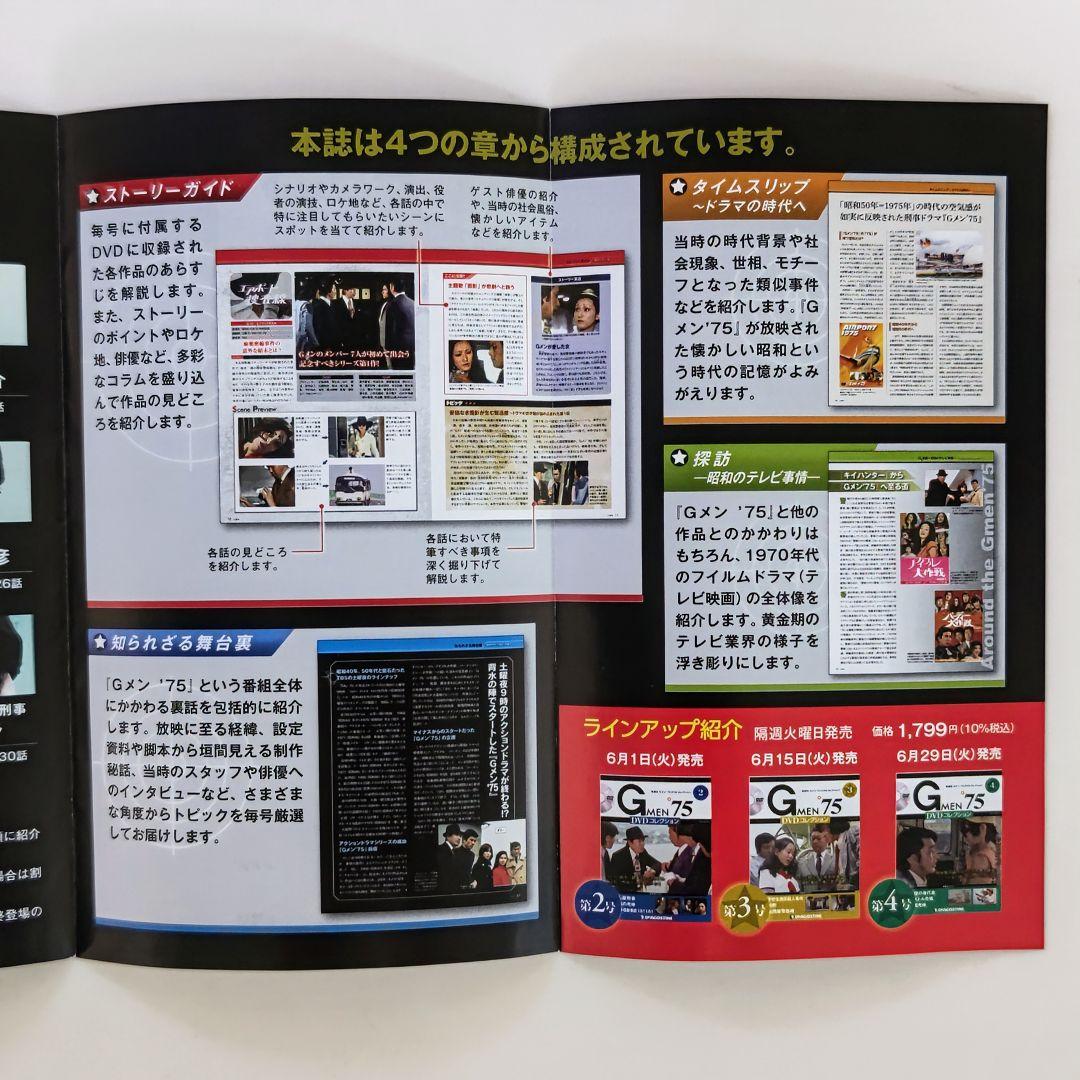 「Ｇメン’７５」ＤＶＤコレクション販促用チラシ（非売品・新品・２０２１年）