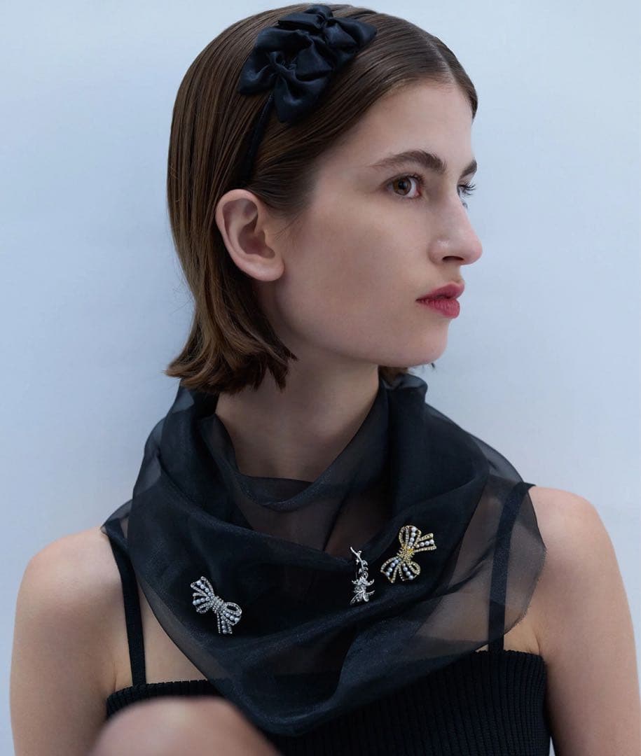 IRIS 47】bow brooch BO66 ゴールド イリスフォーセブン