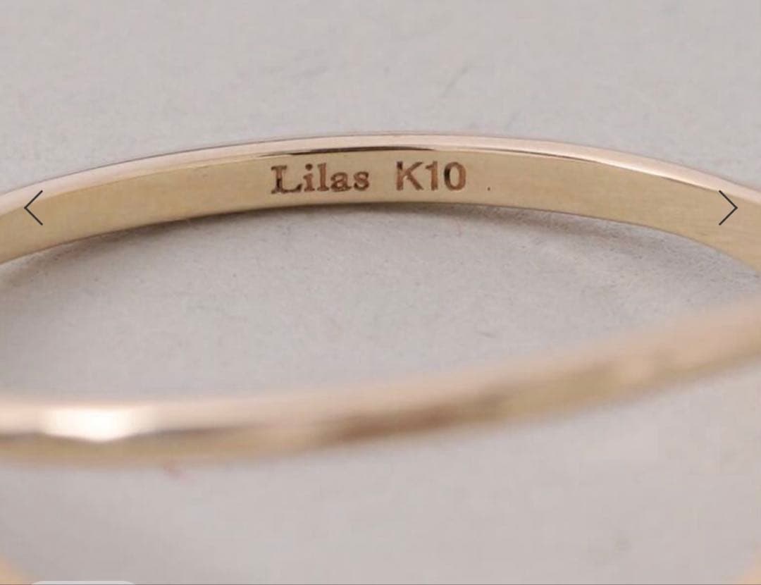 Lilas V型フォークリング K10 15号　【最終値下げ】