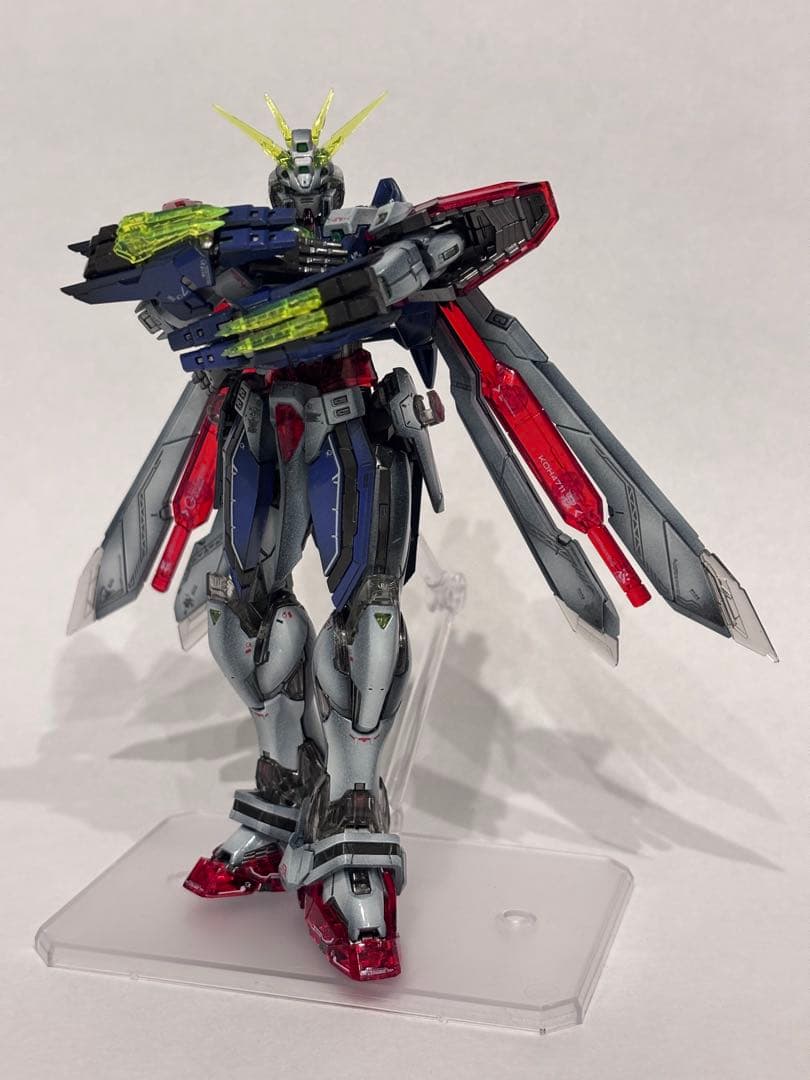 【1/25まで値引き！】RGゴッドガンダム+風雲再起セット全塗装完成品