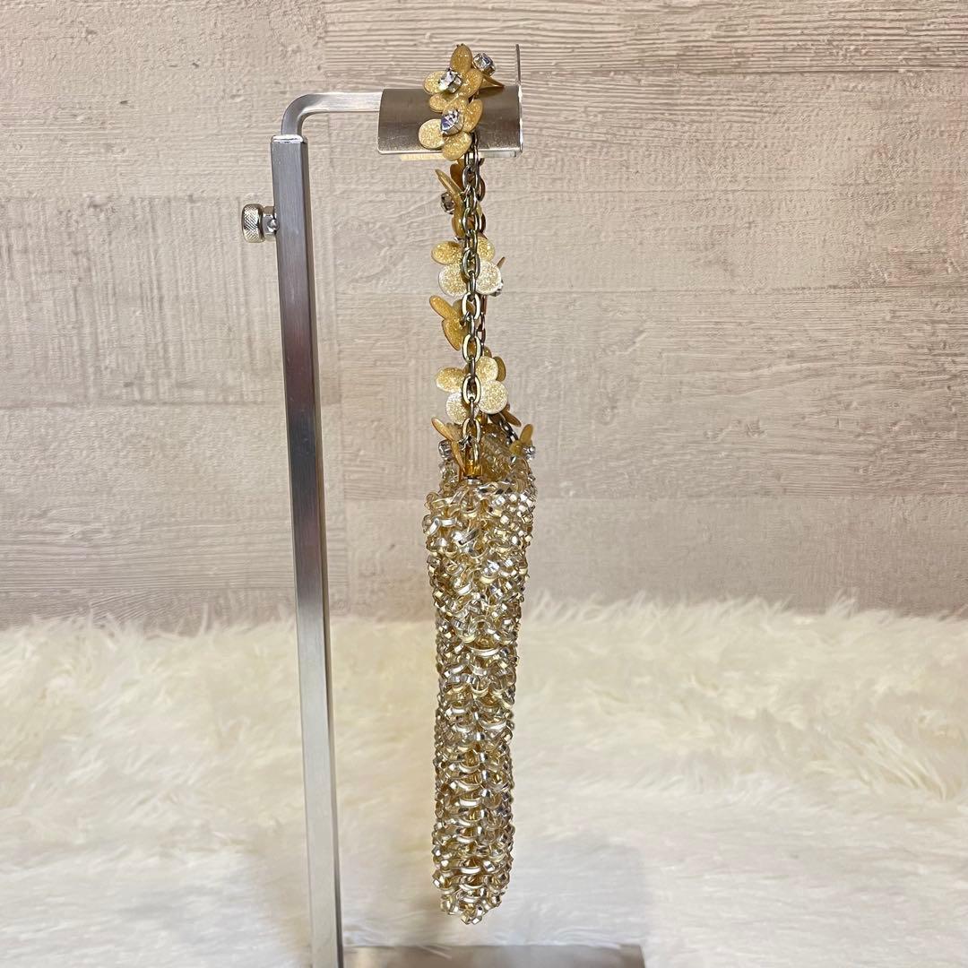 ANTEPRIMA アンテプリマ ワイヤーバッグ フラワー チェーン ゴールド