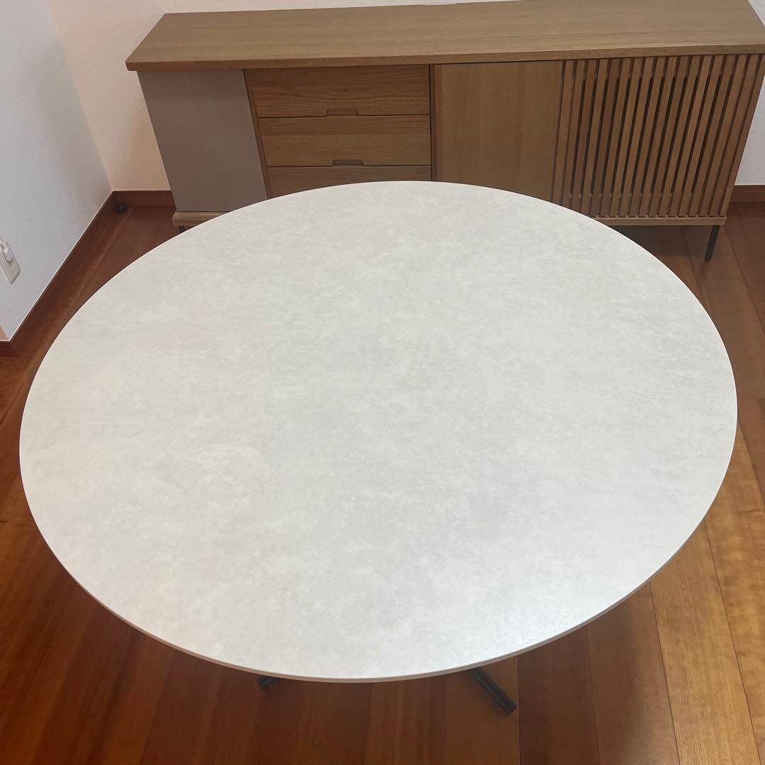 〈1/1までのじ〉moda en casa ラウンドテーブル　110cm