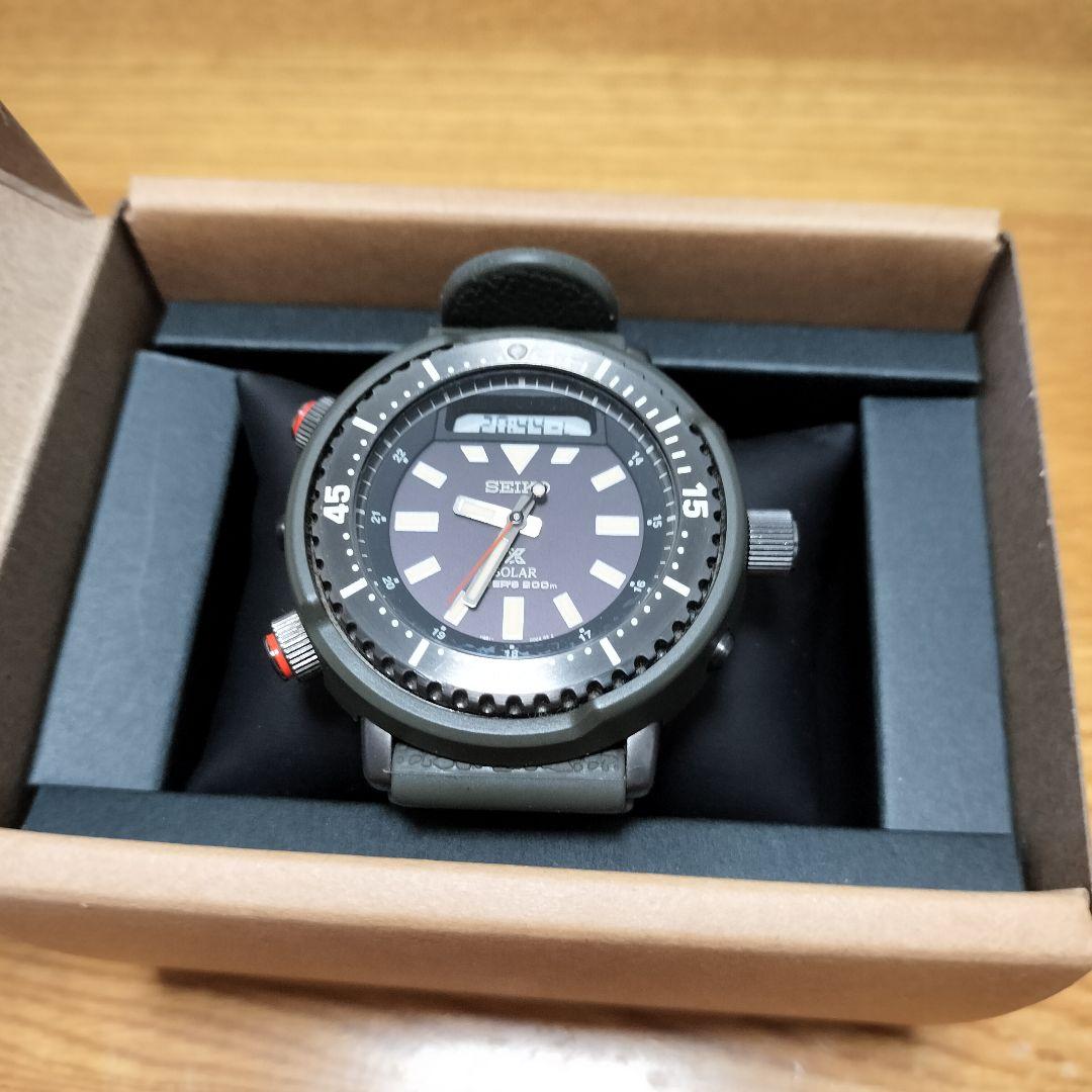SEIKO PROSPEX SNJ031P1 カーキ ソーラー 200m