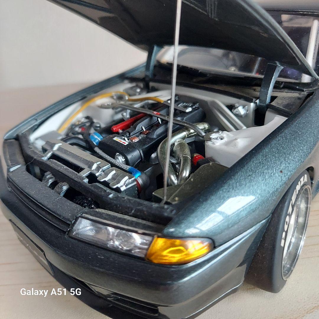 スカイライン GT-R ダークグレー オートアート1/18　純正カスタム品