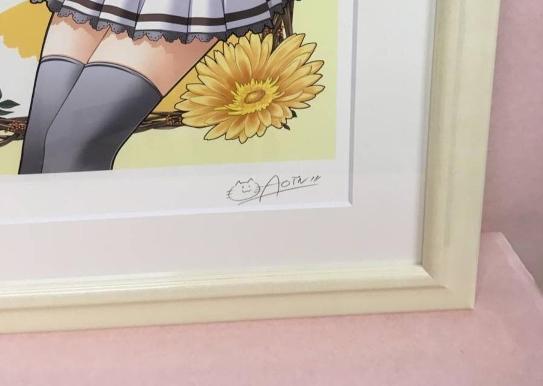 ☆新品未使用☆ 西又葵 作品名: Mayumi 版画  45/50