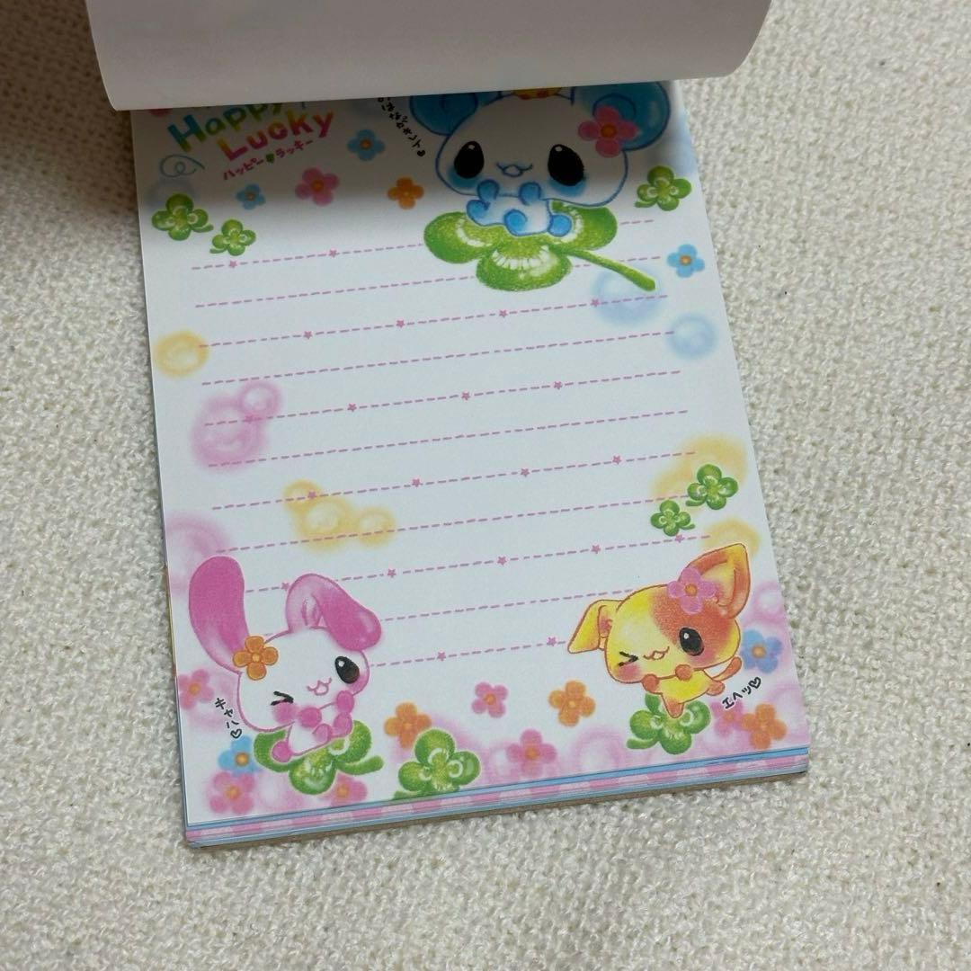 レア】平成レトロ アニマルフレンズHappy Lucky メモ帳 レア】平成