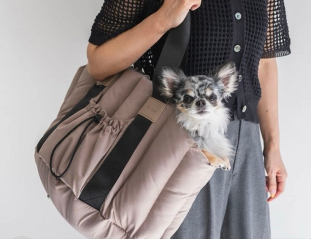 ミラヌー ペットキャリーバッグ グレージュ 【最終価格】ミラヌー 小型