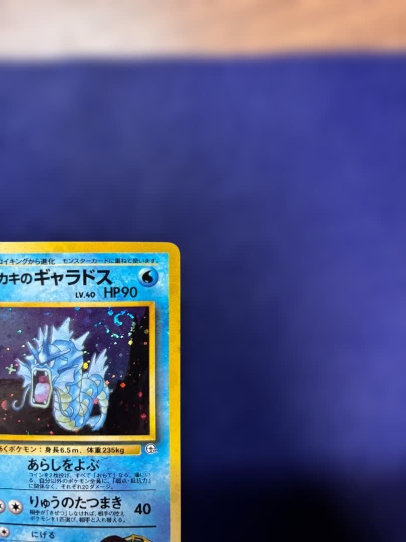 ポケモンカード 旧裏面 サカキのギャラドス ☆ No.130 キラ ホロ
