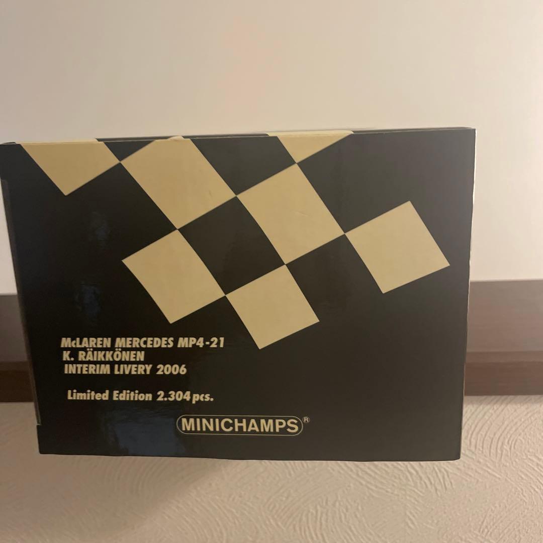 未開封　美品　限定　ミニチャンプス1/18 マクラーレン2006キミ.ライコネン