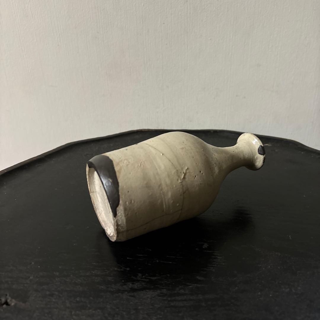 志野織部 徳利 美濃 古瀬戸 桃山 江戸 古美術 酒器 検:李朝 白洲